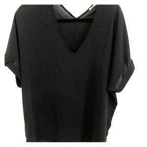 Black Lush v-neck blouse